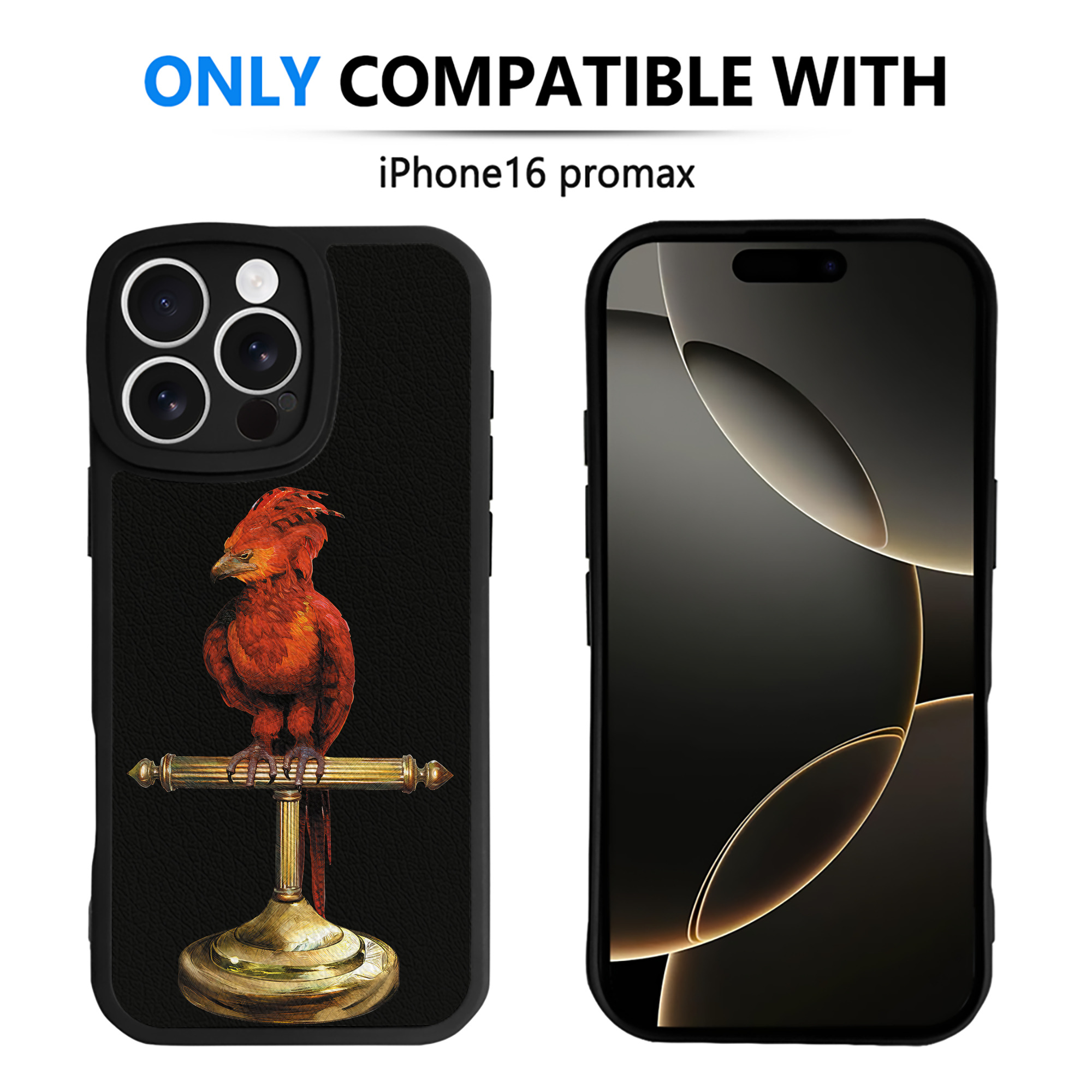 （画像用） Harry Potter ハリー・ポッターシリーズ 【iPhone 16シリーズ対応】シリコンスマホケース（レザー調） 材質：シリコン